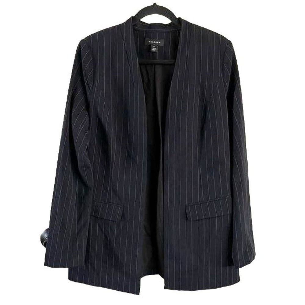Halogen Black Pinstripe Blazer
